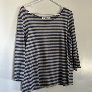 Nwt Fighting Eel Top Lindsey Stripe